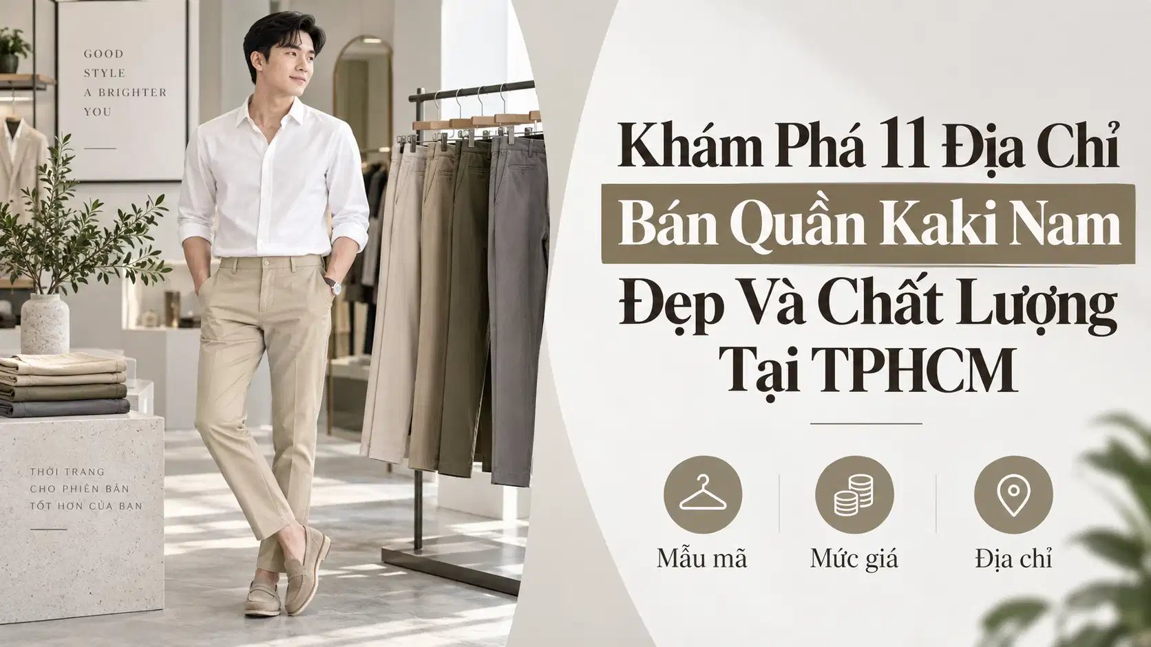 Khám Phá 11 Địa Chỉ Bán Quần Kaki Nam Đẹp Và Chất Lượng Tại TPHCM