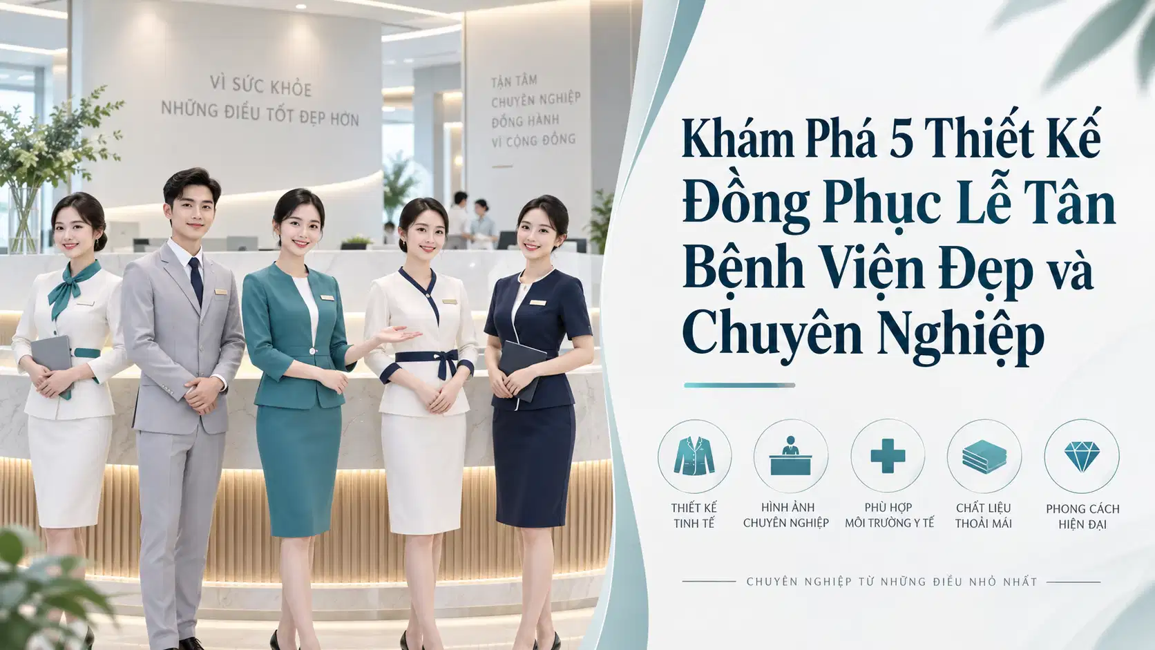 Khám Phá 5 Thiết Kế Đồng Phục Lễ Tân Bệnh Viện Đẹp và Chuyên Nghiệp