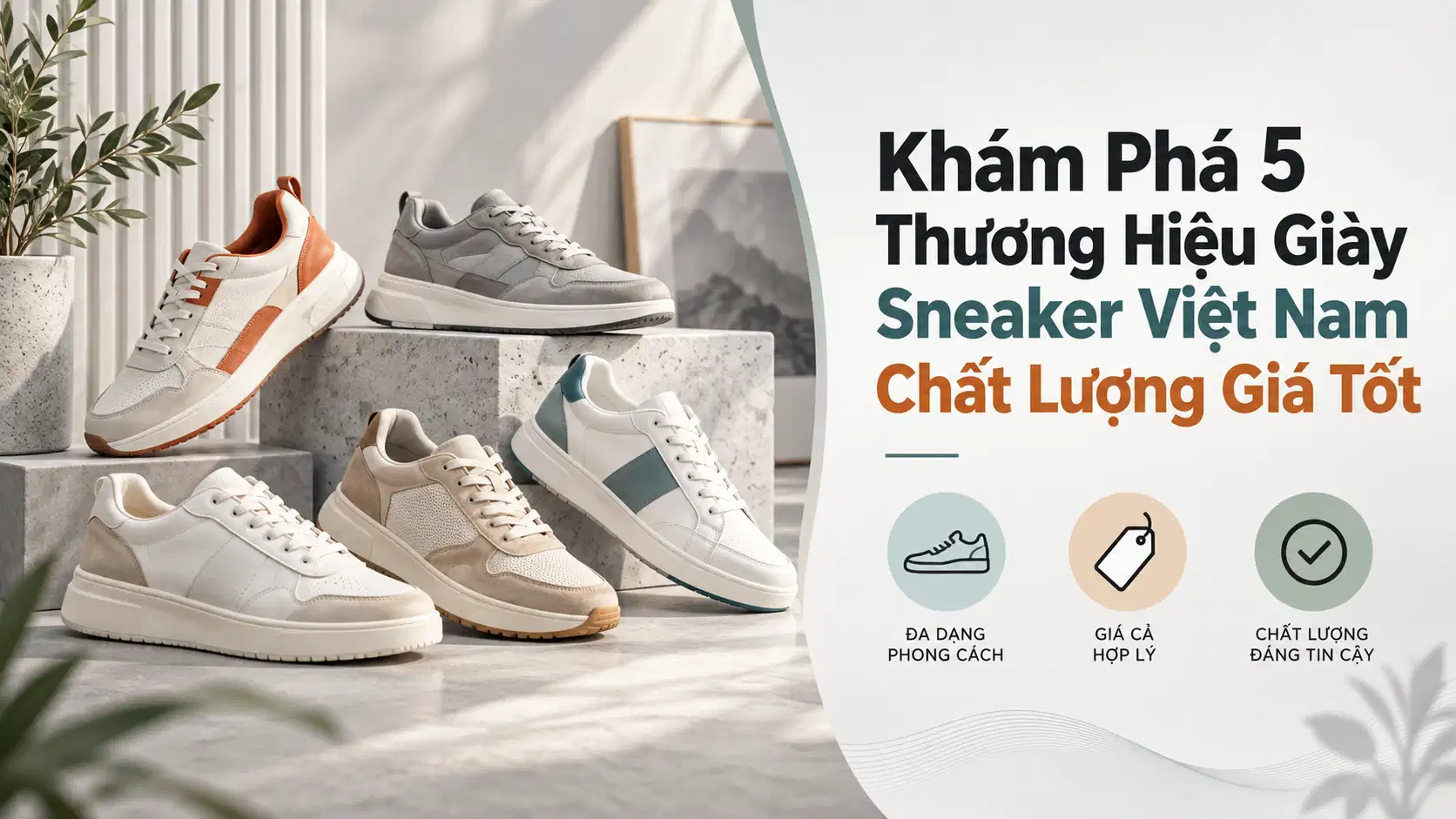 Khám Phá 5 Thương Hiệu Giày Sneaker Việt Nam Chất Lượng Giá Tốt