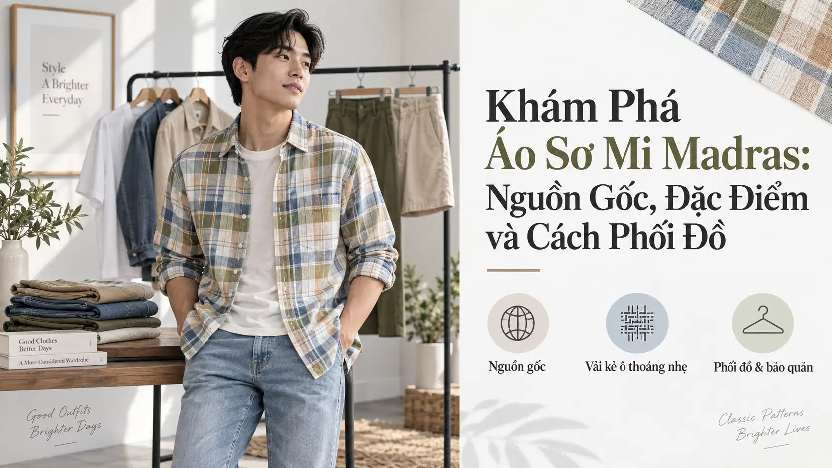 Sơ Mi Madras: Nguồn Gốc, Đặc Điểm Và Cách Phối Đồ Với Jeans Và Chino