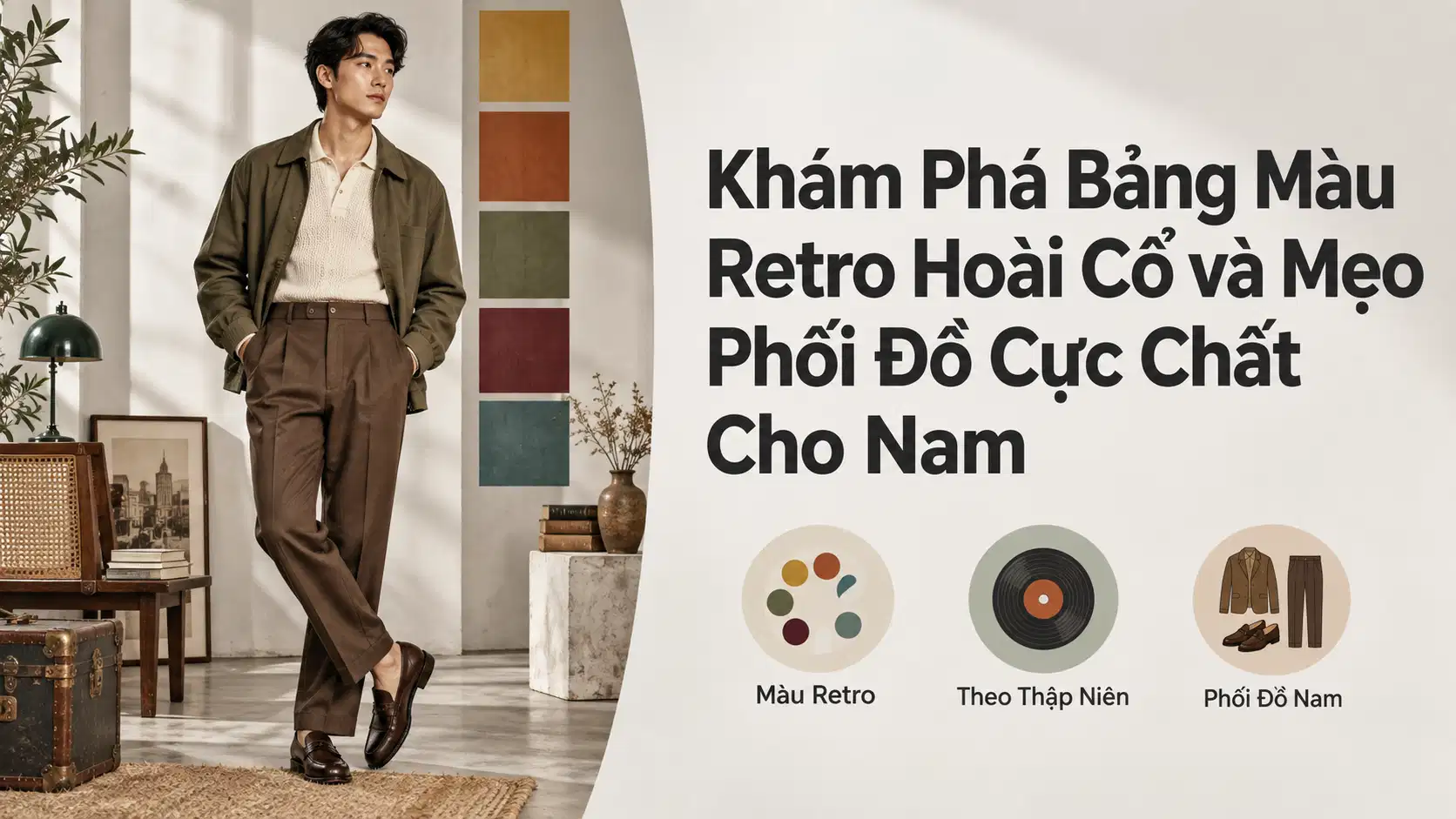 Màu Retro Là Gì? Bảng Màu Theo Thập Niên Và Cách Phối Đồ Nam