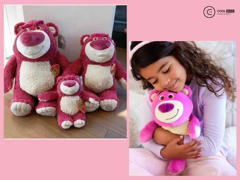 Các kích thước gấu bông Lotso phong phú trên thị trường