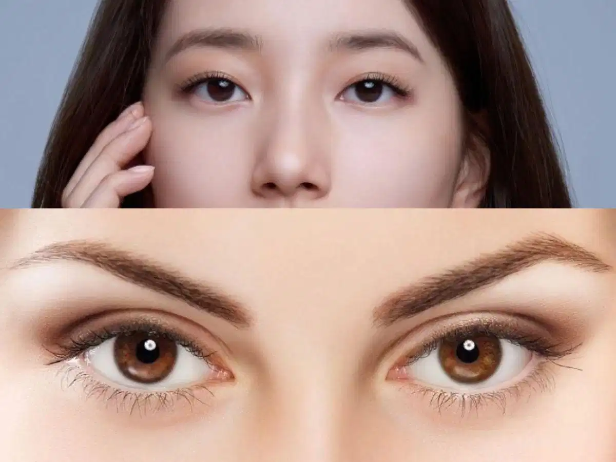 Cân đối khoảng cách giữa hai mắt khi trang điểm cô dâu Cân đối khoảng cách giữa hai mắt khi trang điểm cô dâu