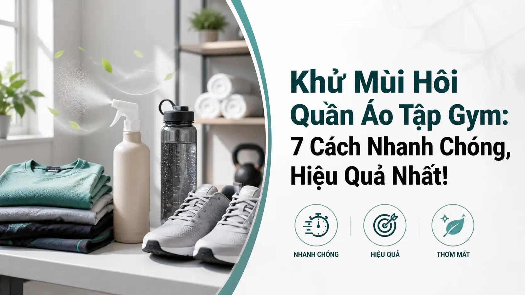 Cách Khử Mùi Hôi Quần Áo Tập Gym Nhanh Và Hiệu Quả