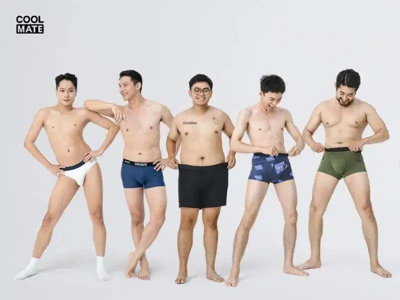 Kích cỡ quần lót nam Kích cỡ quần lót nam