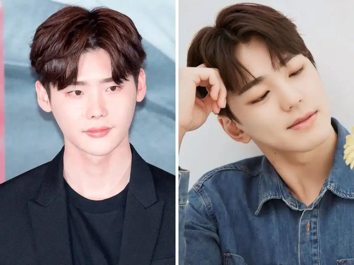 Double Comma Hair rẽ ngôi giữa Kiểu tóc Comma Hair rẽ ngôi giữa uốn cong đối xứng hai bên lọn mái