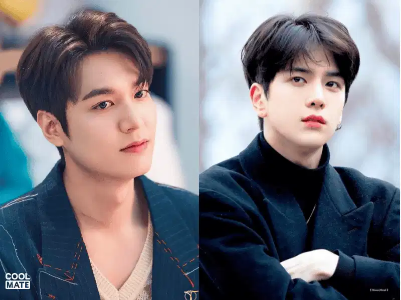 Side Part uốn phồng chân tóc tạo độ đứng tự nhiên