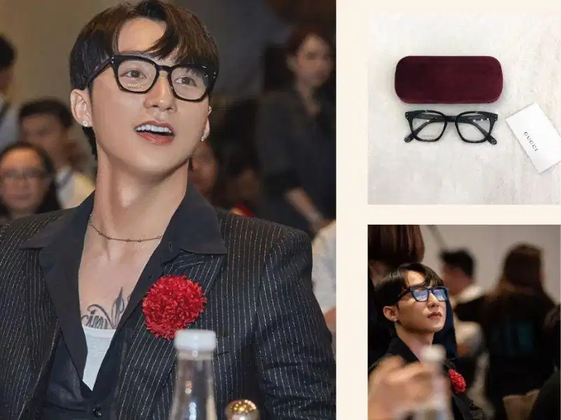 Kính mắt Gucci Kính mắt nam Gucci phong cách cổ điển retro