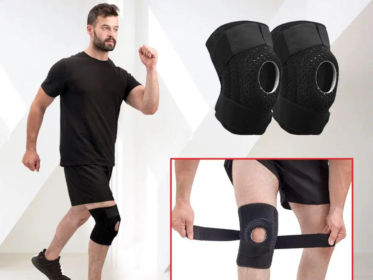 Loại bó gối chạy bộ này giúp tăng cường ổn định cho xương bánh chè và hỗ trợ dây chằng bên Loại bó gối chạy bộ này giúp tăng cường ổn định cho xương bánh chè và hỗ trợ dây chằng bên