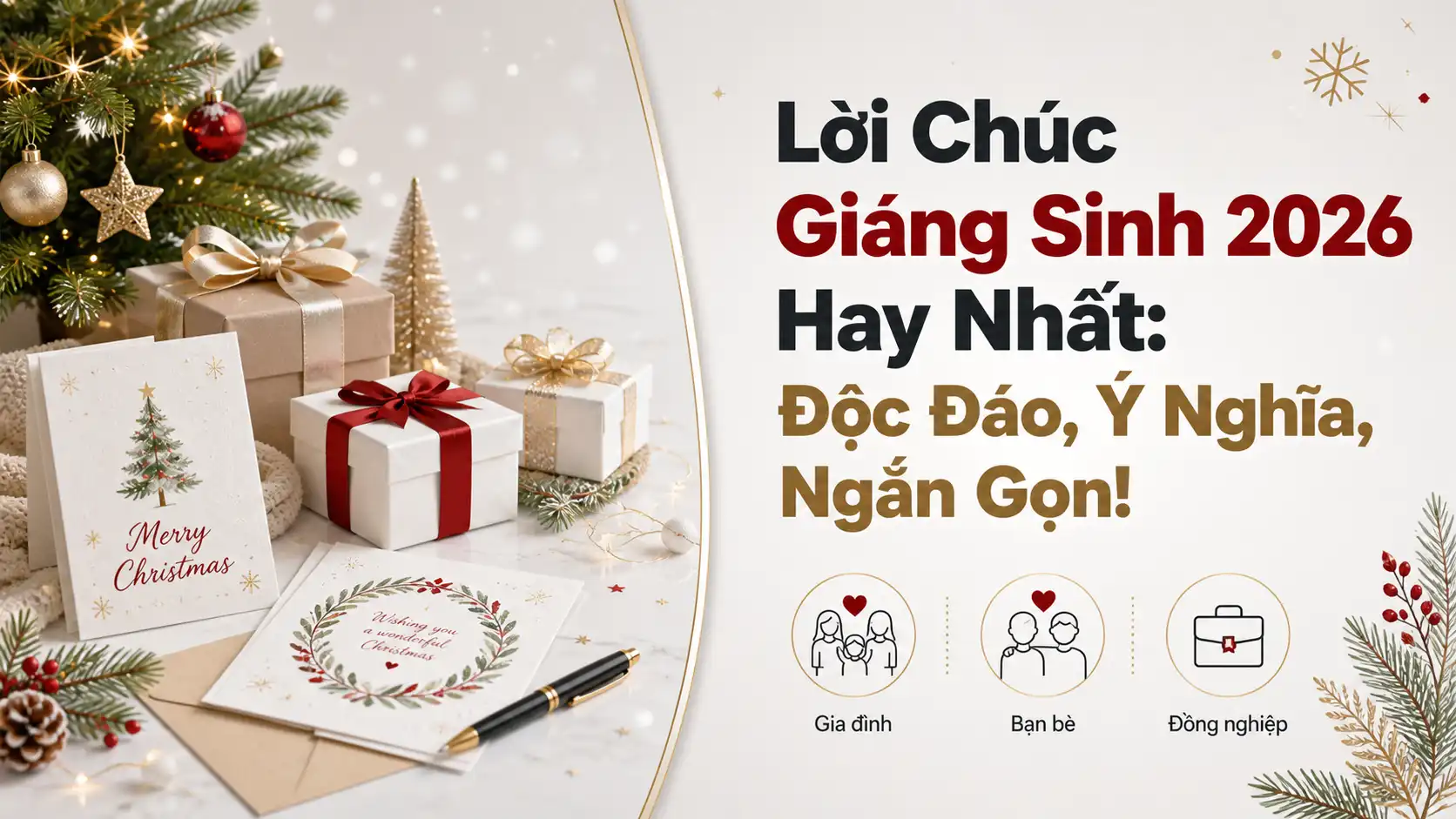 Lời Chúc Giáng Sinh Hay Nhất: Độc Đáo, Ý Nghĩa & Ngắn Gọn