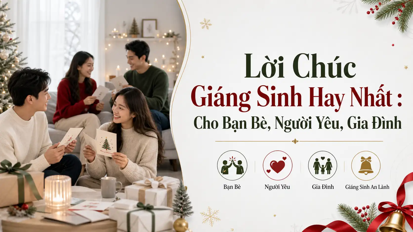 Lời Chúc Giáng Sinh Hay Nhất Cho Bạn Bè, Người Yêu, Gia Đình