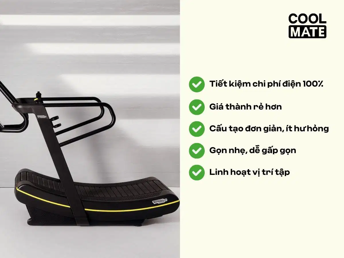 Lợi ích của máy chạy bộ không dùng điện Lợi ích của máy chạy bộ không dùng điện