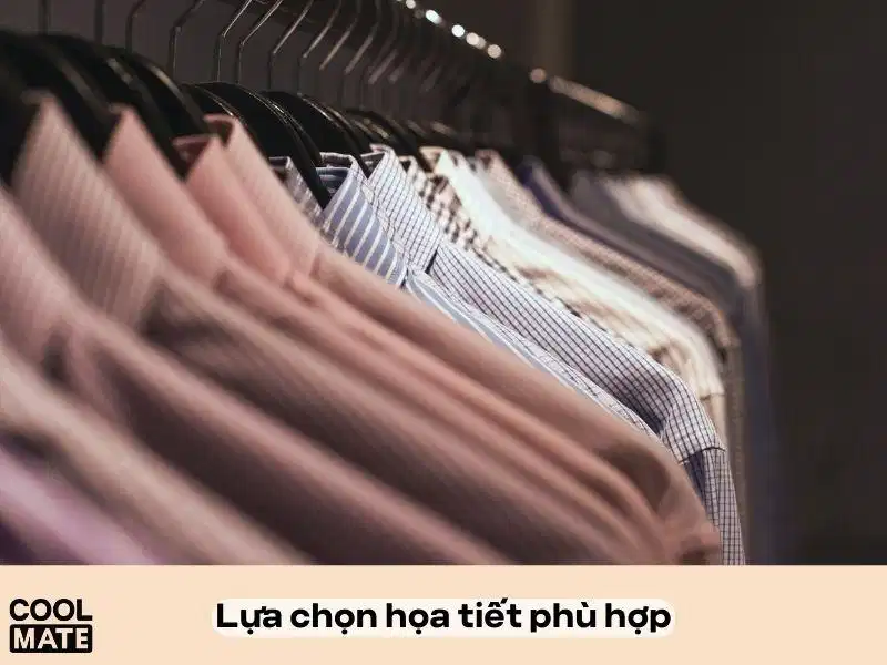Chọn họa tiết áo sơ mi nam theo tỷ lệ cơ thể Chọn họa tiết áo sơ mi nam theo tỷ lệ cơ thể