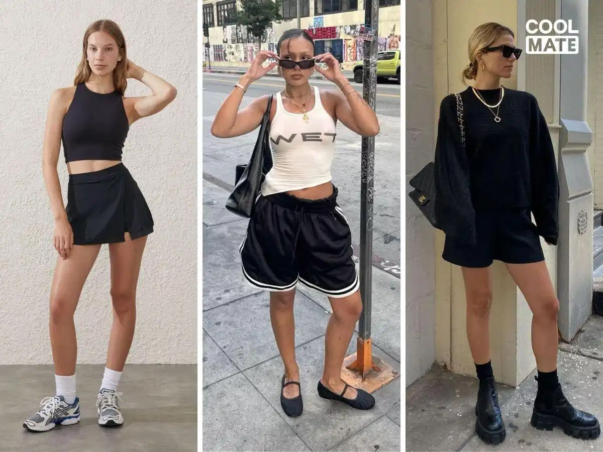Chọn giày phù hợp khi phối cùng quần short thể thao nữ