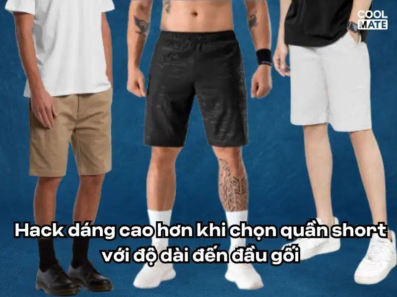 Thiết kế túi quần vát chéo tinh giản giúp hông quần phẳng phiu Quần short nam mặc nhà tối giản chi tiết tạo cảm giác cân đối