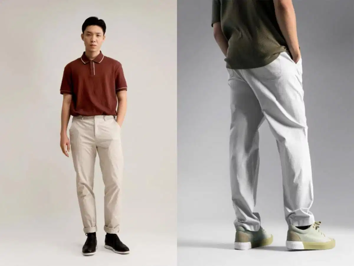 Quần kaki nam Routine dễ phối với trang phục hằng ngày Quần kaki nam Routine dễ phối với trang phục hằng ngày