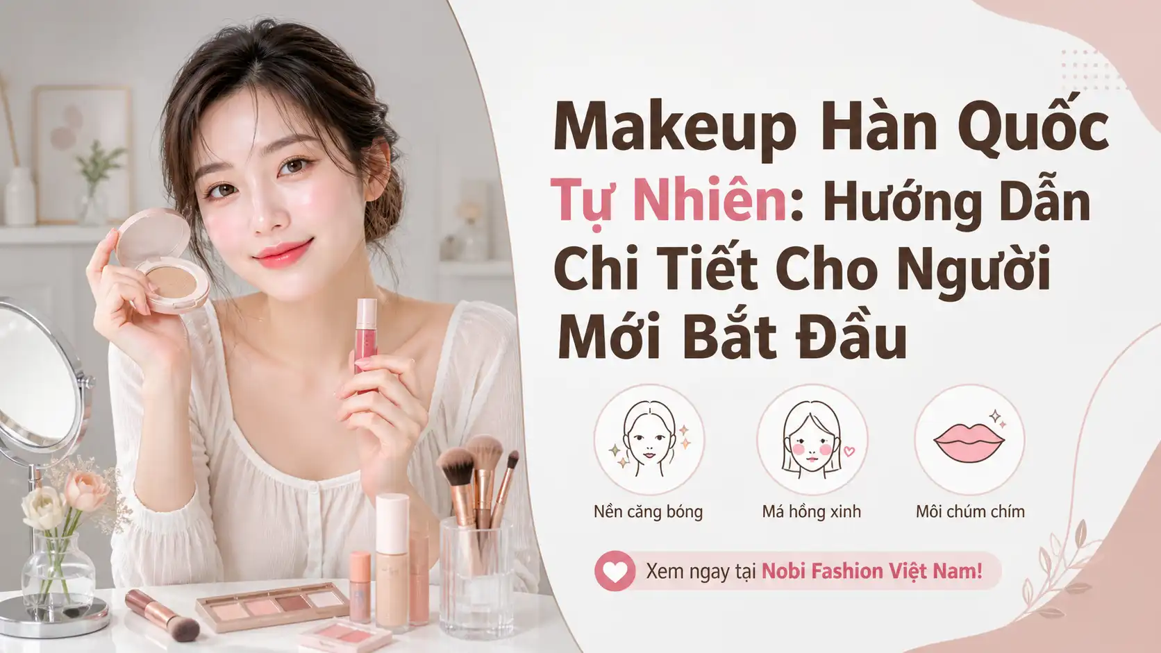 Hướng Dẫn Makeup Hàn Quốc Tự Nhiên Cho Người Mới Bắt Đầu