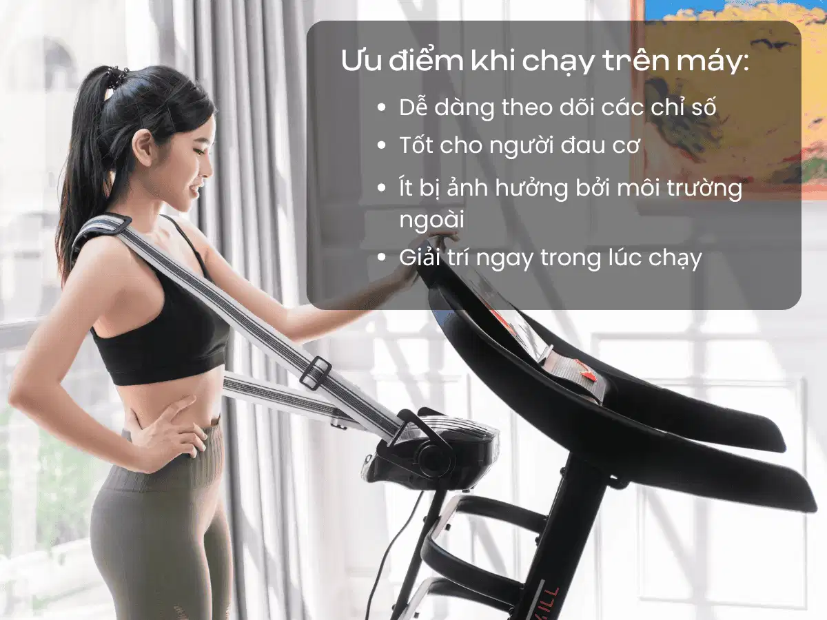 Màn hình của máy chạy bộ giúp bạn dễ dàng theo dõi các chỉ số Màn hình của máy chạy bộ giúp bạn dễ dàng theo dõi các chỉ số