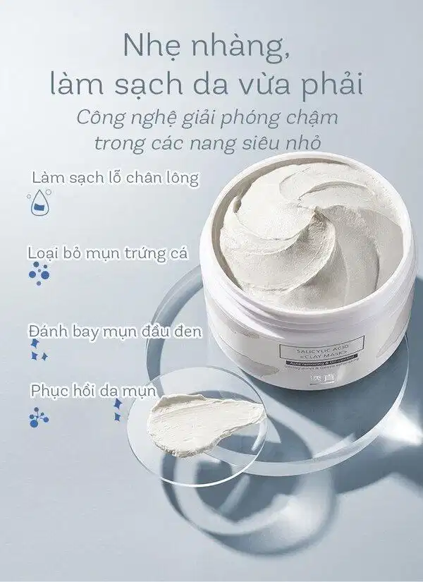Mặt nạ đất sét Lucenbase chứa Salicylic Acid Mặt nạ đất sét Lucenbase chứa Salicylic Acid