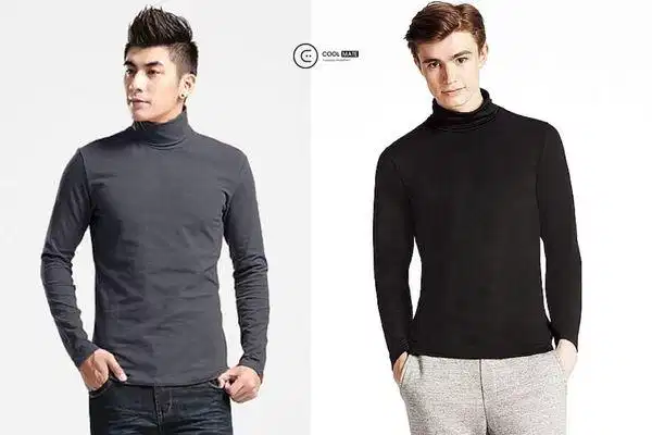 Sử dụng áo thun giữ nhiệt cổ lọ Áo giữ nhiệt cổ lọ phối đồ nhiều lớp linh hoạt