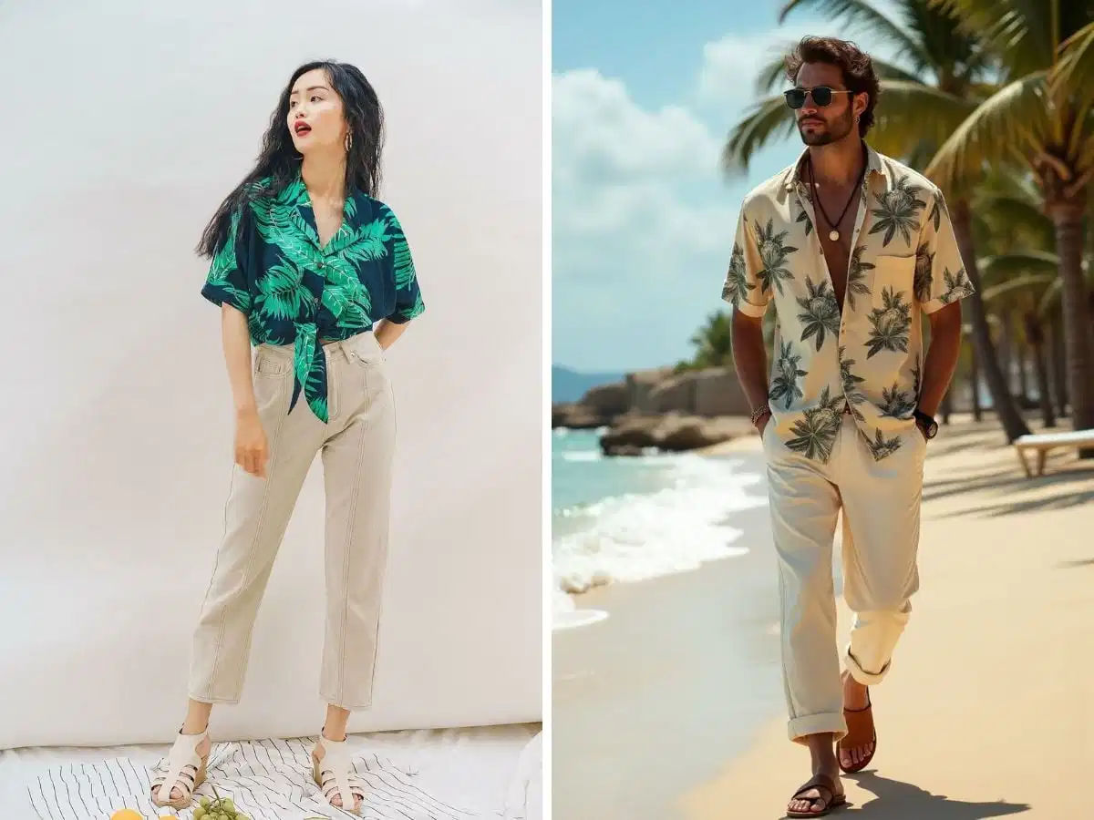 Sơ mi Hawaii phù hợp cho đi chơi, đi biển và tiệc ngoài trời