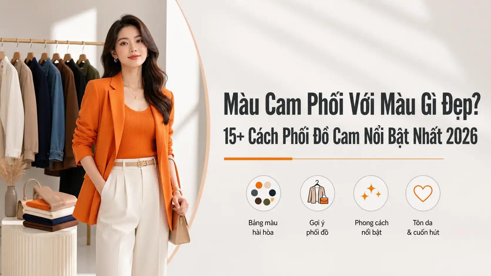 Màu Cam Phối Với Màu Gì Đẹp? 15+ Cách Phối Đồ Nổi Bật