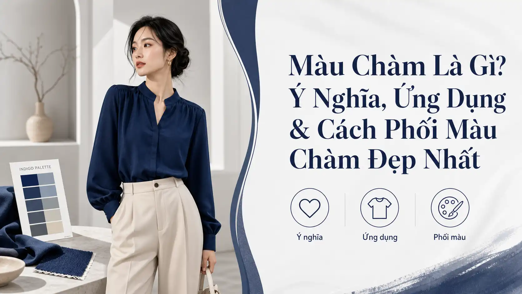 Màu Chàm Là Gì? Ý Nghĩa, Ứng Dụng & Cách Phối Màu Đẹp