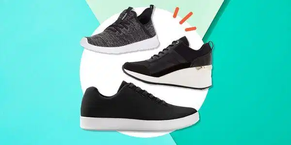 Sneaker nam màu đen cá tính Đôi giày sneaker nam màu đen phối cùng trang phục đường phố