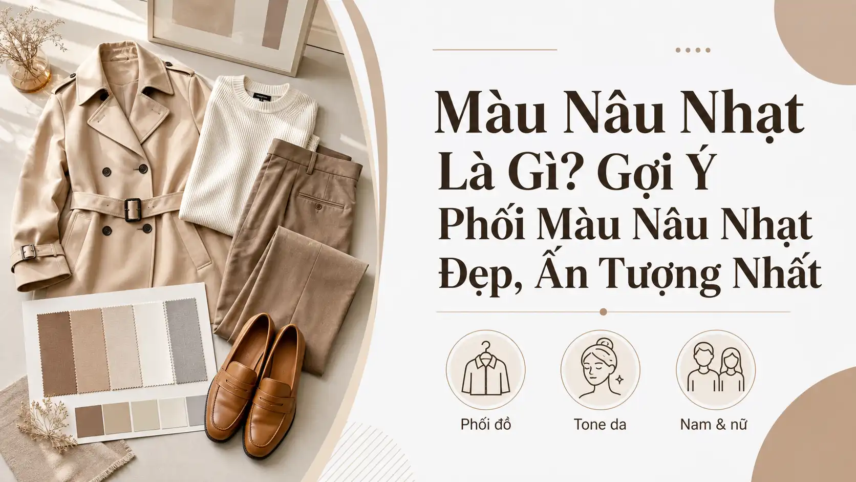 Màu Nâu Nhạt Là Gì? Cách Phối Màu Nâu Nhạt Đẹp Nhất