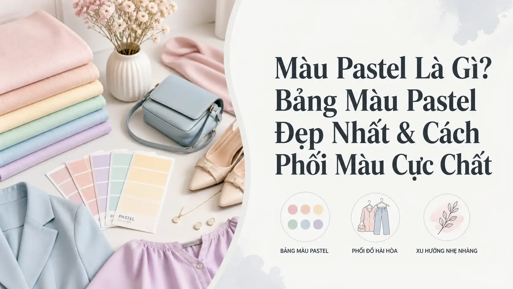 Màu Pastel Là Gì? Bảng Màu & Cách Phối Màu Pastel Đẹp
