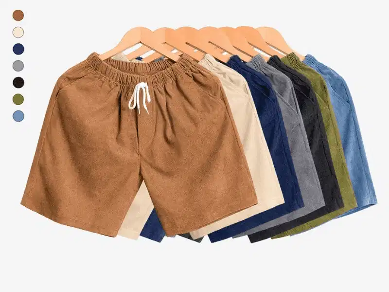Bảng màu trung tính nhã nhặn cho quần short nam