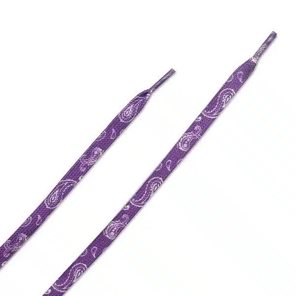 Dây giày tây phối màu tím pastel tạo điểm nhấn độc đáo cho giày da