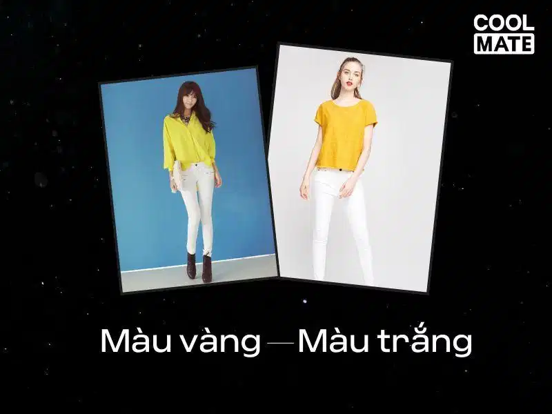 Màu vàng chanh và trắng rất ăn ý khi kết hợp trên trang phục Màu vàng chanh và trắng rất ăn ý khi kết hợp trên trang phục