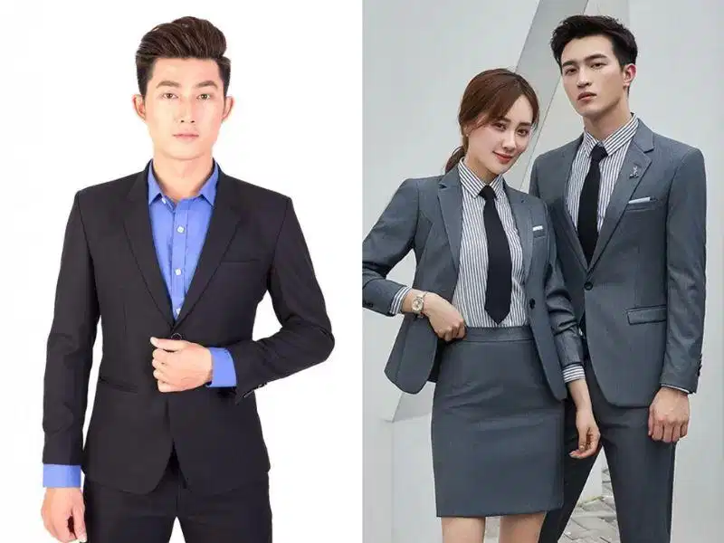 Mẫu vest đồng phục được tư vấn tỉ mỉ về kiểu dáng và chất liệu vải tại Đồng Phục Vàng