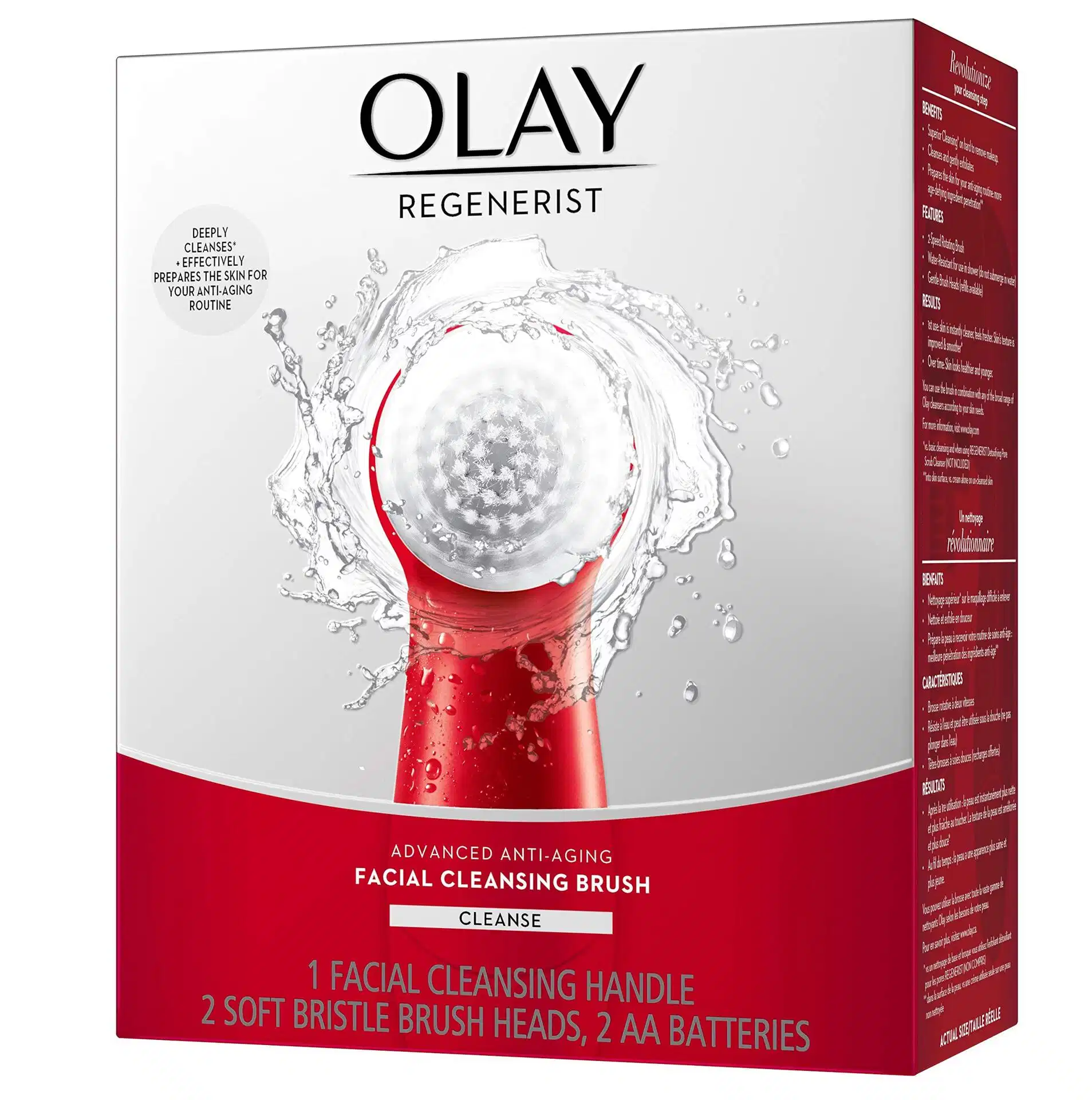 Olay Regenerist Facial Cleansing Brush Máy rửa mặt Olay Regenerist với đầu cọ xoay