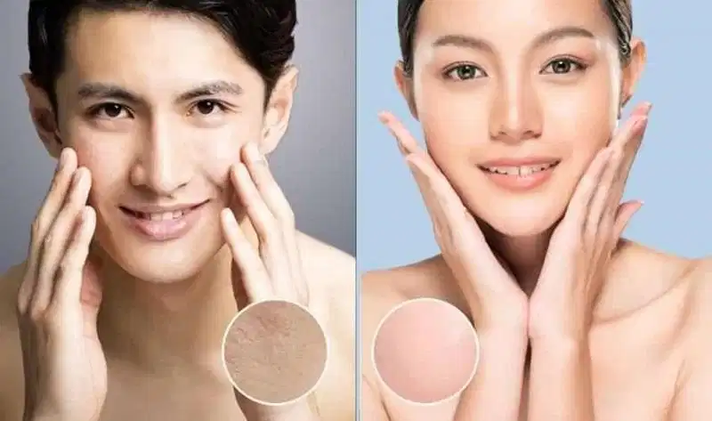 Tác động cạo râu lên kết cấu da nam Thao tác cạo râu khiến da vùng cằm dễ tổn thương