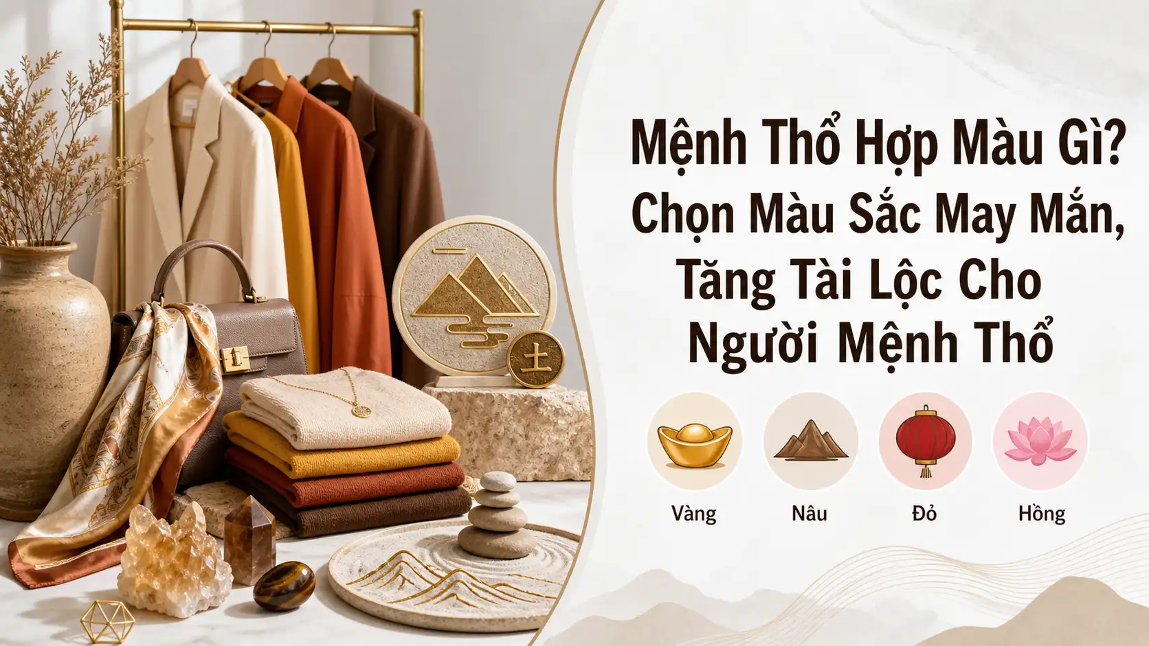 Mệnh Thổ Hợp Màu Gì? Màu Sắc May Mắn Tăng Tài Lộc