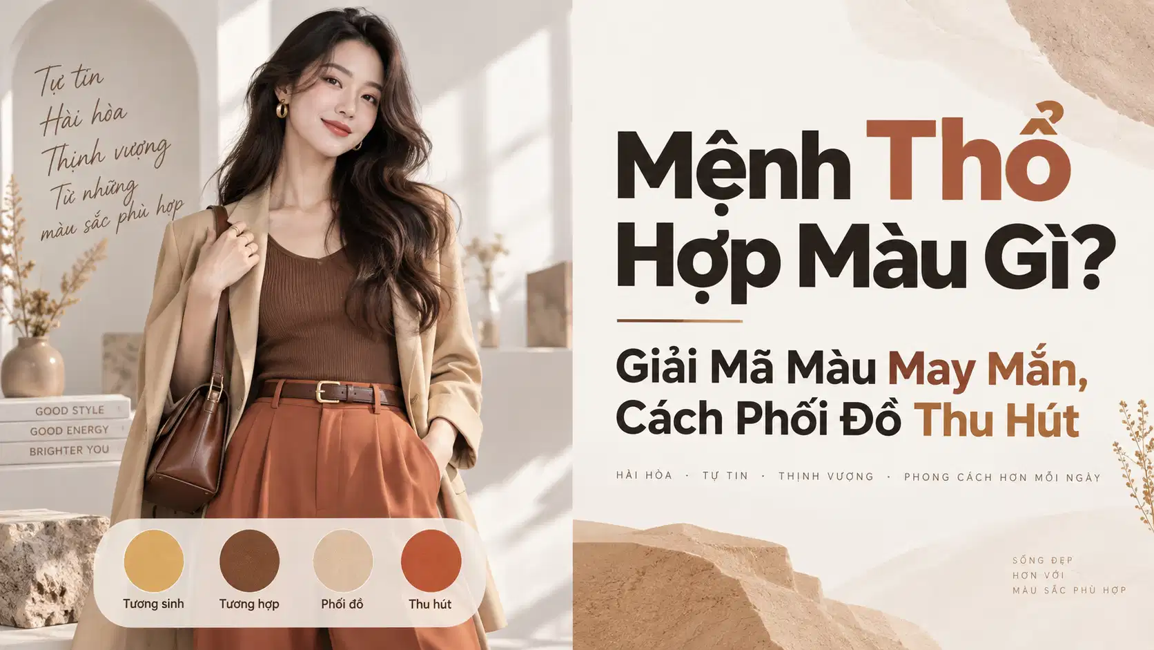 Mệnh Thổ Hợp Màu Gì? Màu May Mắn Và Cách Phối Đồ