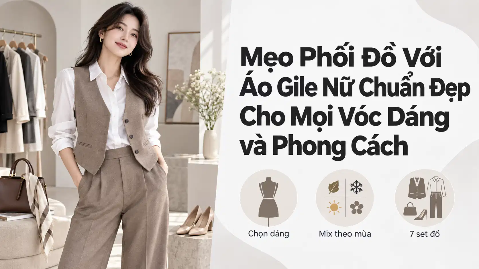 Mẹo Phối Đồ Với Áo Gile Nữ Chuẩn Đẹp Cho Mọi Vóc Dáng và Phong Cách