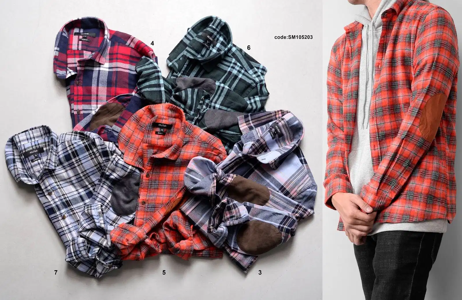 Áo flannel nam hiện đại tại Routine Bộ sưu tập áo sơ mi flannel nam phom dáng hiện đại tại Routine