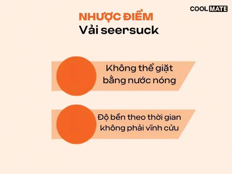 Một số nhược điểm của vải seersucker Một số nhược điểm của vải seersucker