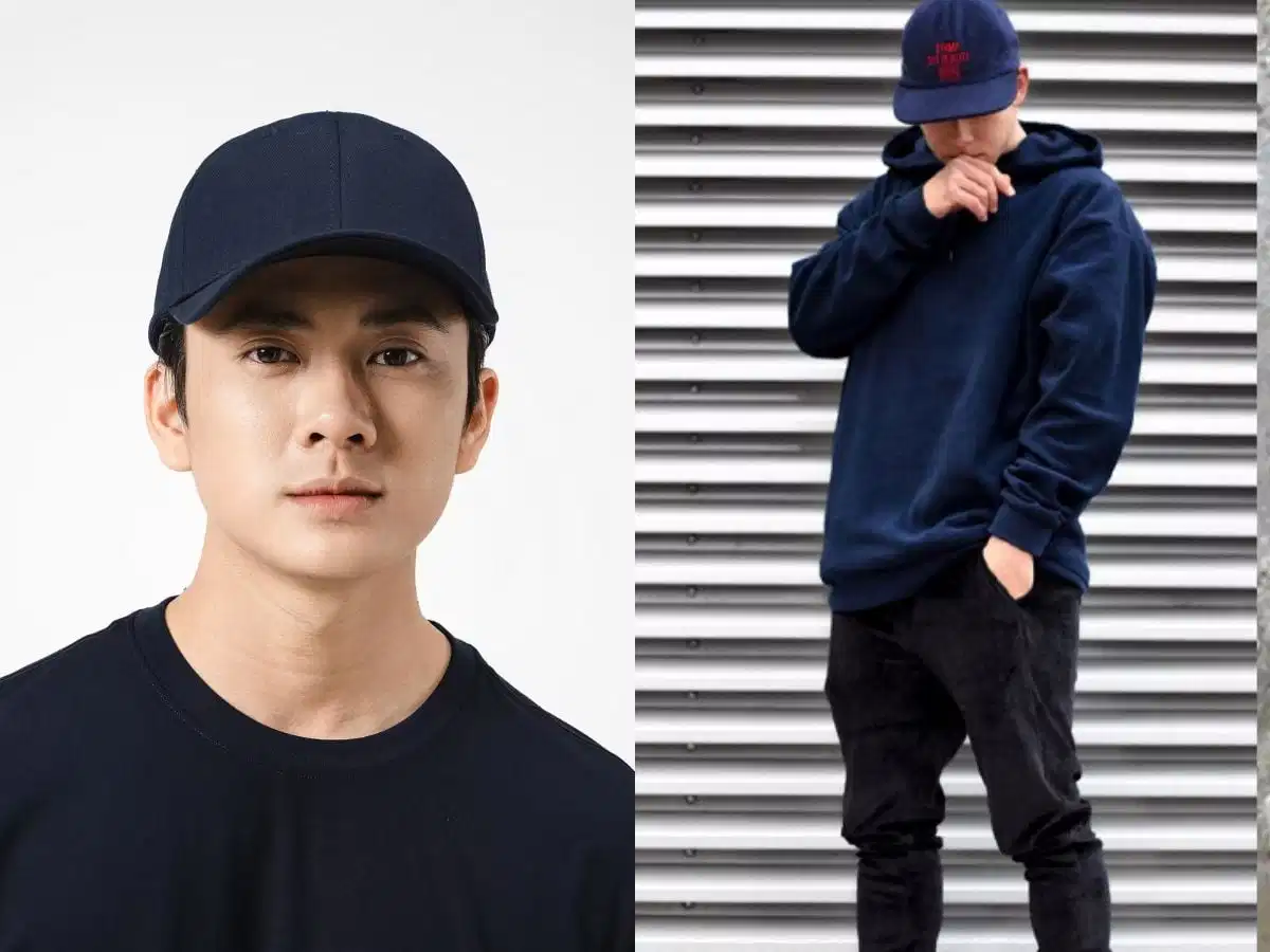 Mũ lưỡi trai xanh navy mang tính cổ điển và dễ ứng dụng