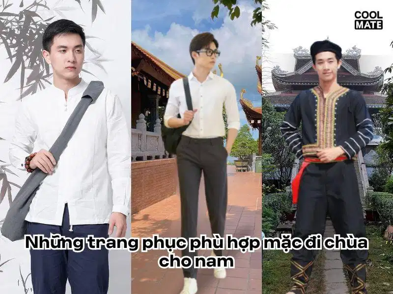 Những kiểu trang phục chỉn chu cho nam đi chùa Những kiểu trang phục chỉn chu cho nam đi chùa