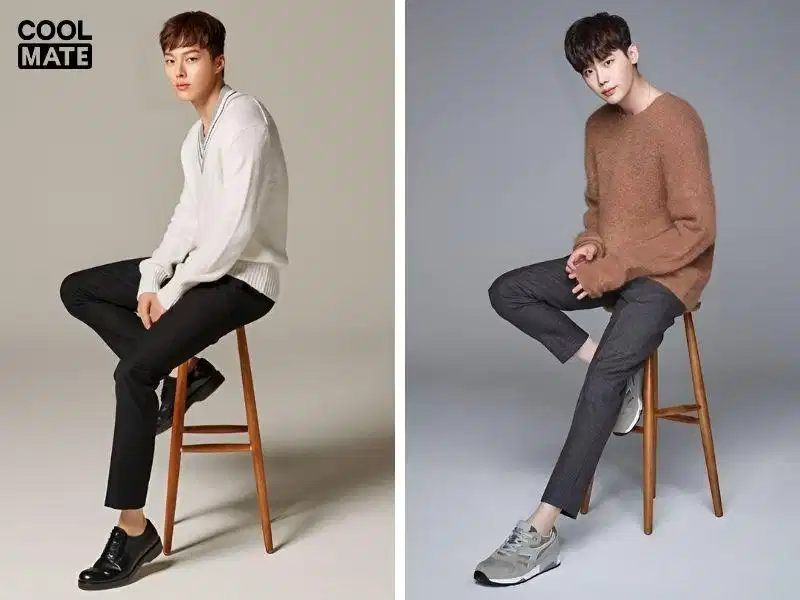 Áo dệt kim tay dài phối boots da