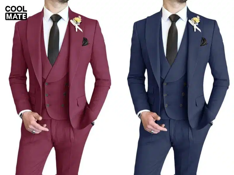 Bộ Three-piece suit cổ điển lịch lãm
