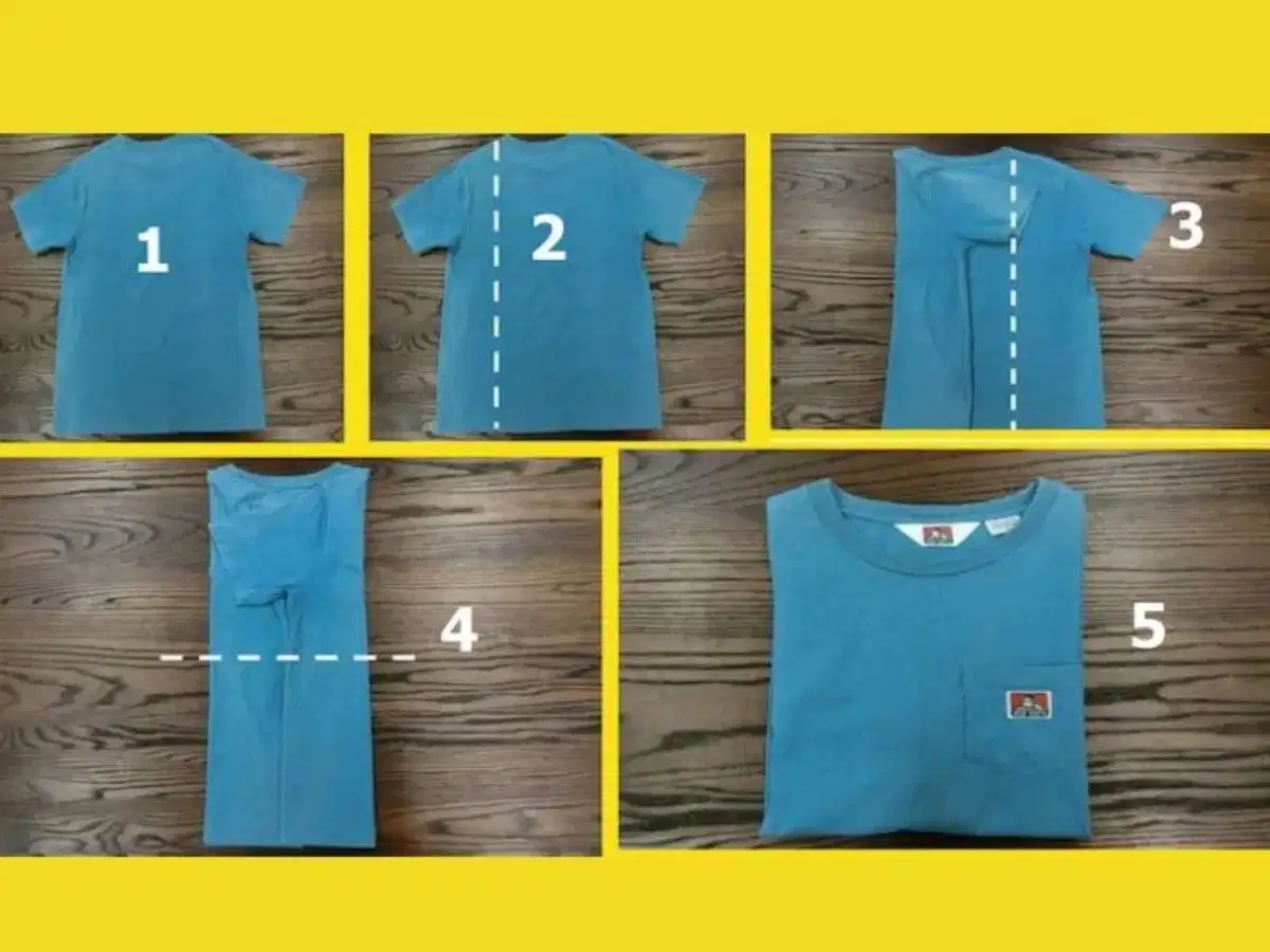 Kỹ thuật gấp áo polo vắt ngang móc treo chống bai giãn Gấp áo polo vắt qua móc treo để giữ form vai