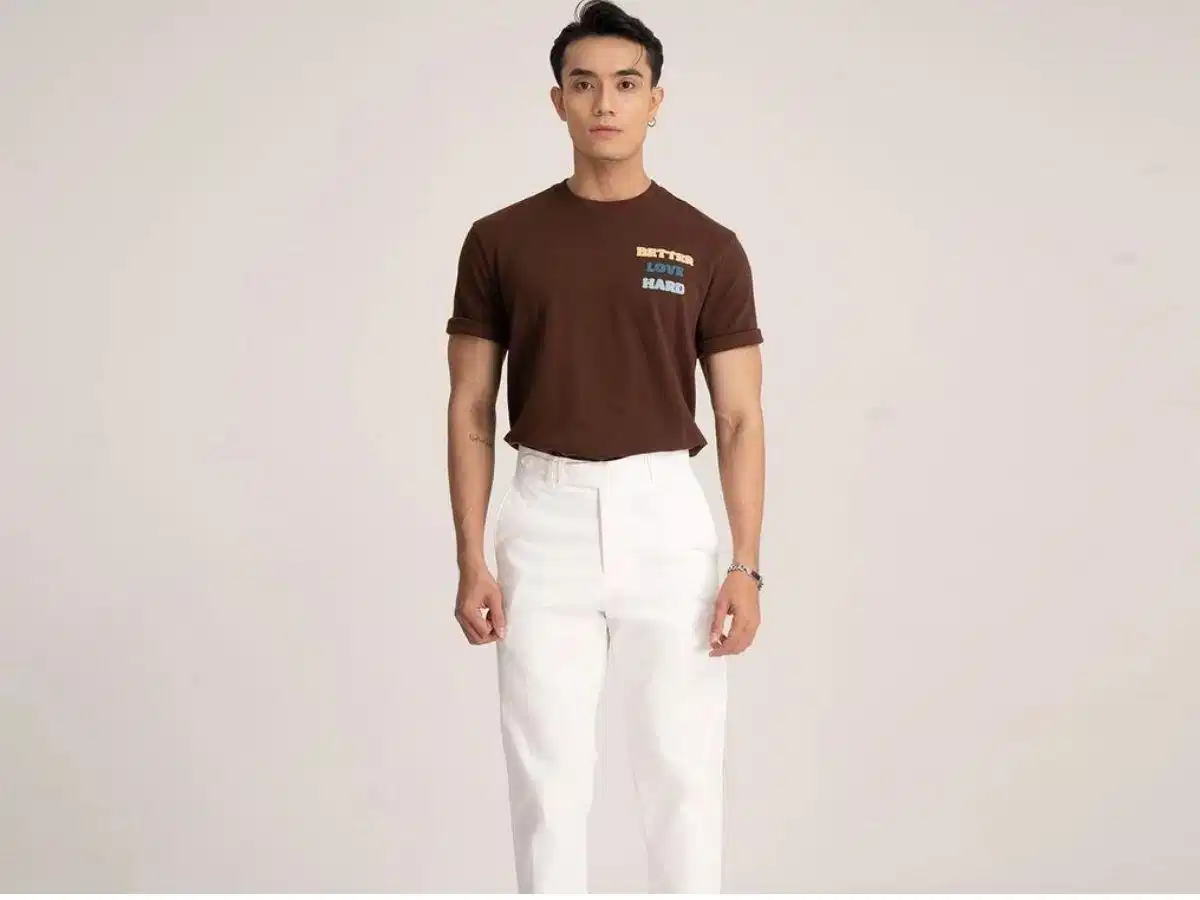 Quần kaki baggy phong cách streetwear Quần kaki baggy phong cách streetwear