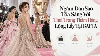Ngắm Dàn Sao Tỏa Sáng Với Thời Trang Thảm Hồng Lộng Lẫy Tại BAFTA