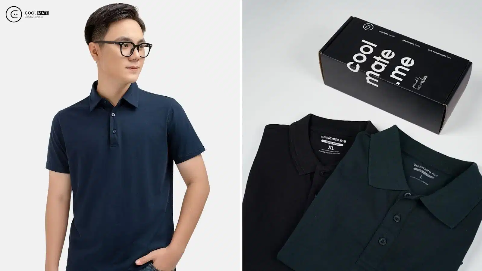 Áo polo nam thiết kế basic dễ ứng dụng