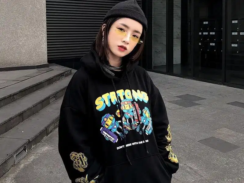 Hoodie Streetgang mang cảm hứng nghệ thuật đường phố